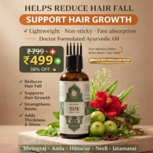 চুল পড়া বন্ধ করুন, ২১ দিনে নতুন চুল গজান – ১০০% প্রাকৃতিক হারবাল হেয়ার অয়েল